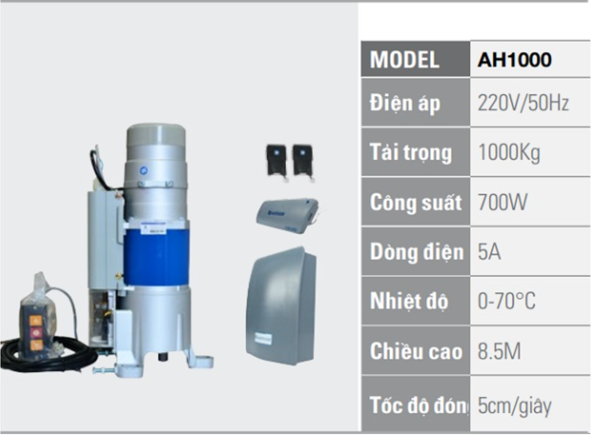 Motor cửa cuốn Úc AH1000A.P